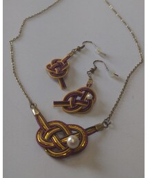 Handmade | 水引ネックレス＆ピアス(ネックレス)