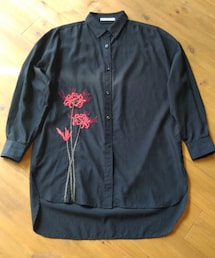SLY×Handmade | 彼岸花刺繍シャツ(シャツ/ブラウス)