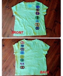 Handmade刺繍 | 多肉植物Tシャツ(Tシャツ/カットソー)