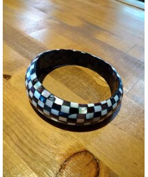 VINTAGE | チェッカーフラグシェルバングル(バングル/リストバンド)