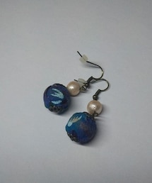 Handmade | 台湾花布ピアス(ピアス（両耳用）)