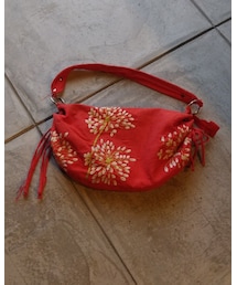 VINTAGE | オレンジ刺繍バッグ(バッグ)