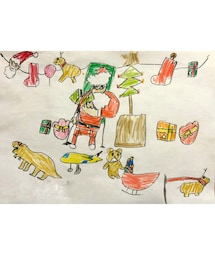 げんちゃん作椅子に座ってるサンタ(本読んでる) | その他