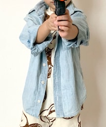 いとこのお下がり。 | ビーバーにぐるぐる巻いてフェスは丸投げ。(シャツ/ブラウス)