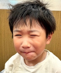 ウインクをするげんちゃん。全然できていない。 | その他