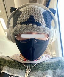 Handmade | 🐈猫ミミ帽子(ニットキャップ/ビーニー)