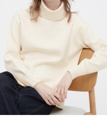 UNIQLO | スフレヤーンタートルネックセーター(ニット/セーター)