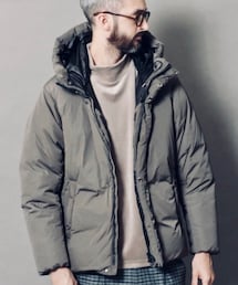 BEAUTY&YOUTH UNITED ARROWS | BY 小松マテーレ ナイロン ダウンジャケット size M：着丈68 肩幅46 胸囲114 そで丈61(ジャケット/アウター)