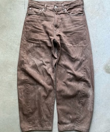 GU | バレルレッグジーンズ(セルフダイ) size 30 (デニムパンツ)