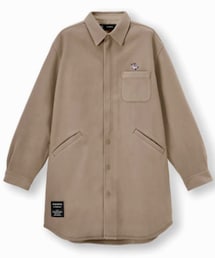 GU | ニットメルトンロングシャツsize M(シャツ/ブラウス)