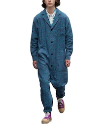 JULIEN DAVID | 2014SS ジャガードジャンプスーツsize S (つなぎ/オールインワン)