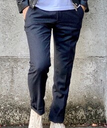 no brand | 日本製ウールスラックス(スラックス)