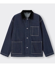 GU | カバーオールジャケットsize L (デニムジャケット)