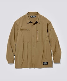 GU | ジップポケットシャツ UNDERCOVER(セットアップ可能) カラー: 33 KHAKI サイズ: ユニセックス XL(セットアップ)