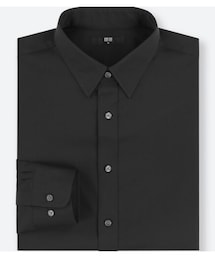 UNIQLO | ファインクロスブロードシャツ(レギュラーカラー・ポケットなし・長袖)(シャツ/ブラウス)
