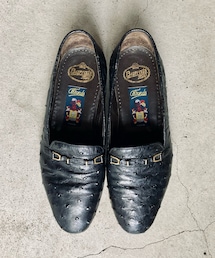 BARRATS | 【Barrats】オーストリッチ本革ビットローファー size UK6(ローファー)