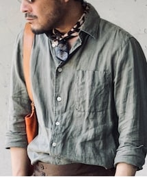 UNIQLO | プレミアムリネンシャツ　size M(シャツ/ブラウス)