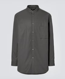 UNIQLO | +J スーピマコットンオーバーサイズスタンドカラーシャツ size L(シャツ/ブラウス)