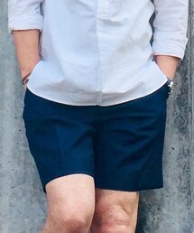 no brand | スラックスをカットしたオリジナル(その他パンツ)