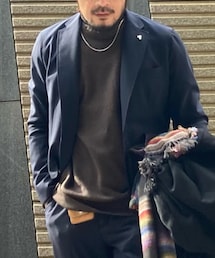 古着 | 日本製　ウール100% タートルネックニットセーター(ニット/セーター)