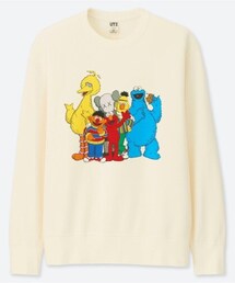 UNIQLO | カウズ×セサミストリートスウェットシャツ（長袖）(パーカー)
