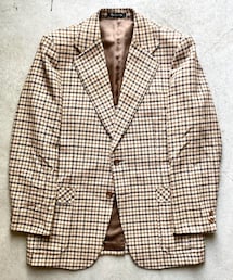 【Best man】テーラードJKT ビンテージ チェック柄 | 【sold】(テーラードジャケット)
