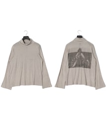 SHINYAKOZUKA | size L 綿90％ カシミヤ10％ 原産国 : 日本(Tシャツ/カットソー)