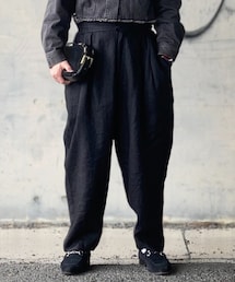一杢 | 古着「門」麻100% size M(その他パンツ)