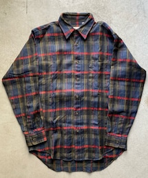 asist | ウール100% チェックシャツ 日本製ビンテージ size M(シャツ/ブラウス)