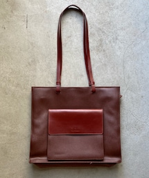 TRUSSARDI | 【sold】本革 スクエアショルダーバッグ ブラウン(ショルダーバッグ)
