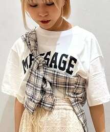 Samansa Mos2 blue | Tシャツ/カットソー