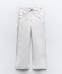 ZARA | ワイドレッグ リネンブレンド パンツ(パンツ)