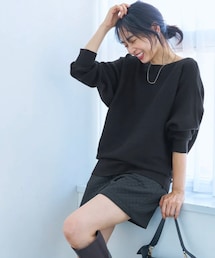 coca（coca） | ドルマンボートネックニット(ニット/セーター)