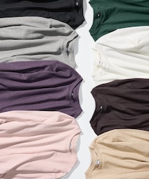 UNIQLO | ソフトニットフリースクルーネックT(トップス)