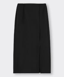 GU | カットソーナローミディスカート(丈標準82.0～86.0cm)(スカート)