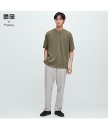UNIQLO | UNIQLO x Theory 感動イージーパンツ gray L(スラックス)