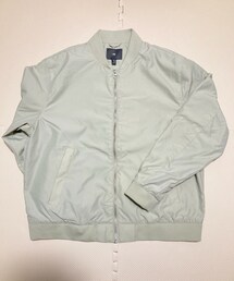H&M | H&M ライトMA1ブルゾン　white XL(MA-1)