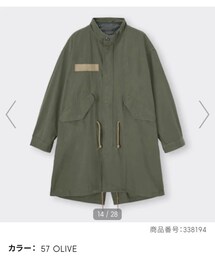 GU | GU モッズコート olive L(モッズコート)