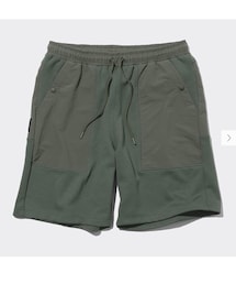 GU | GUUNDERCIVER ダブルフェイスショーツ olive M(スウェットパンツ)