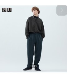 UNIQLO | UNIQLO U ブラッシュドジャージーパンツ navy M(その他パンツ)