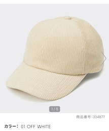GU | GU コーデュロイキャップ off white(キャップ)