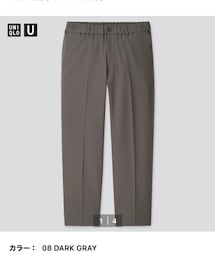 UNIQLO | UNIQLO U aw ワイドフィットテーパードパンツ dark gray S(スラックス)