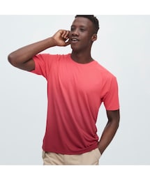 UNIQLO | UNIQLO ドライEXクルーネックTライト red XL(Tシャツ/カットソー)