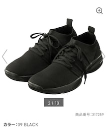 GU | GU スポーツソックススニーカー  black 26(スニーカー)