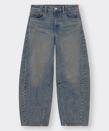 GU | GU バレルレッグジーンズ women’s XXL(デニムパンツ)