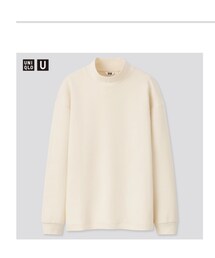 UNIQLO | UNIQLO U モックネックプルオーバーシャツ natural M(Tシャツ/カットソー)
