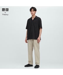 UNIQLO | UNIQLO Theory 感動イージーパンツ beige L(スラックス)