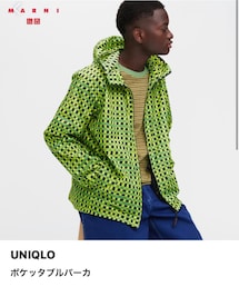 UNIQLO | UNIQLO MARNI ポケッタブルパーカ green L(その他アウター)
