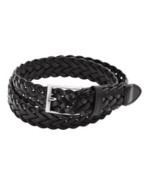 GU | GU リサイクルレザーメッシュベルト black(ベルト)