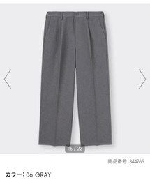 GU | GU バギースラックス 丈標準 gray XL(スラックス)